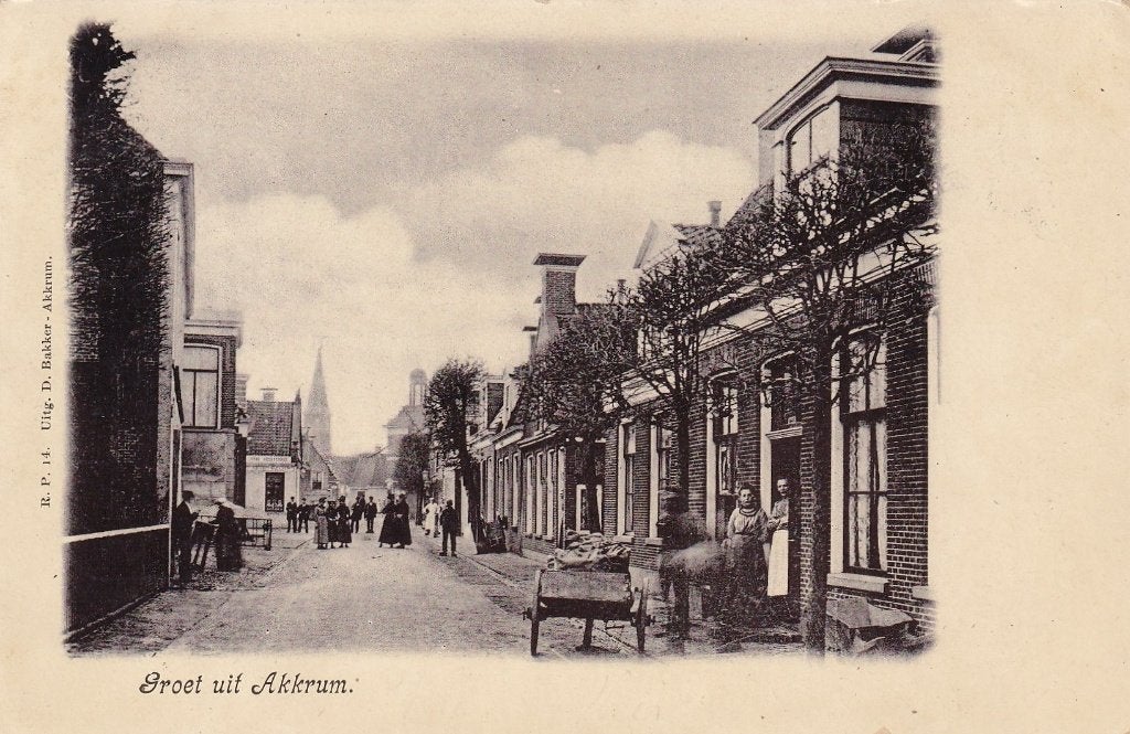 Akkrum, Volk, 1903., Verzenden, Voor 1920, Gelopen, Friesland
