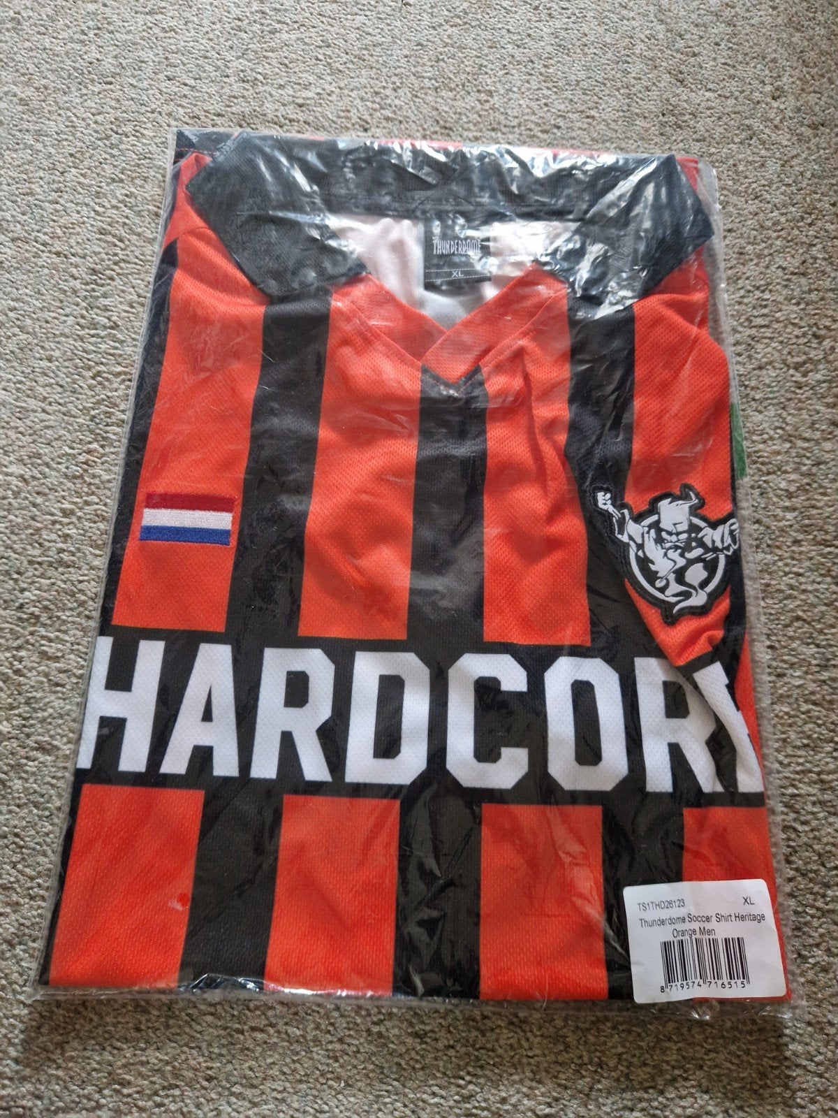 Thunderdome Soccer Shirt Heritage Oranje holland wk, Ophalen, Thunderdome, Oranje, Voetbal