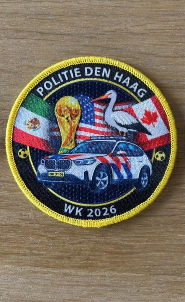 Politie Den Haag WK 2026 Patch, Ophalen of Verzenden, Nieuw