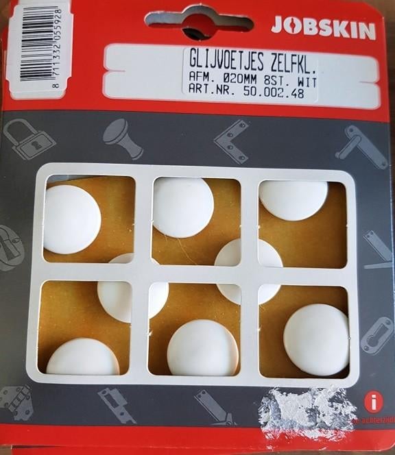 partij glij voetjes, Ophalen of Verzenden, Nieuw, Glas of Kopje