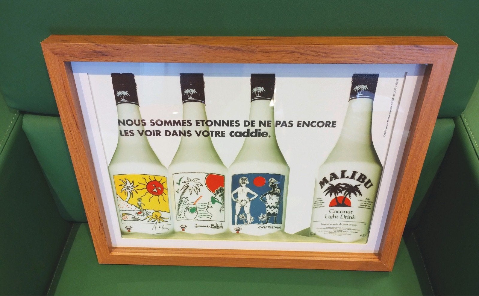 Malibu Rum reclamebord, Ophalen of Verzenden, Nieuw, Reclamebord