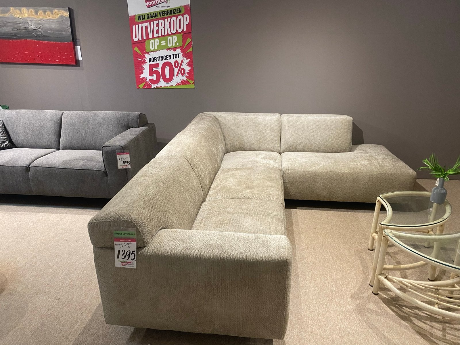 Bank Montijn - Showroommodel, Ophalen, Zo goed als nieuw