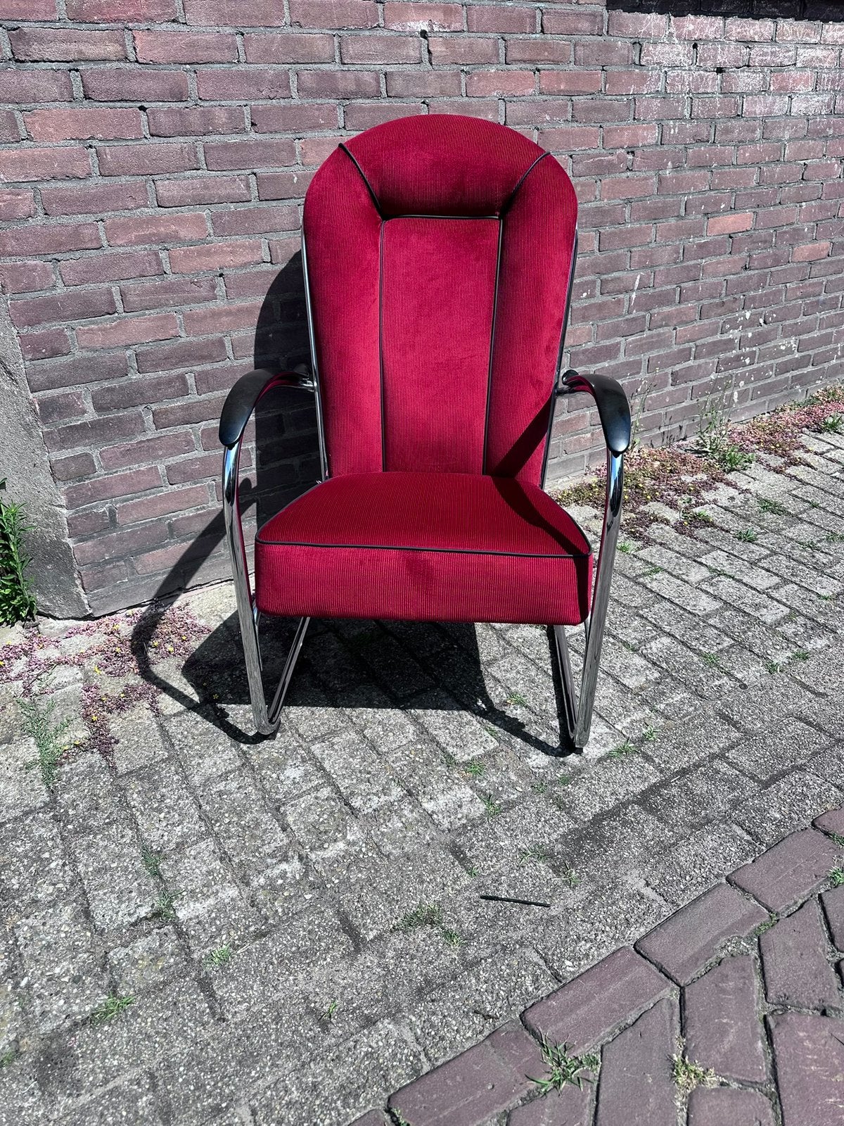 Gispen Dutch Originals AA / Wijnrode Manchester Ribstof, Huis en Inrichting, Ophalen