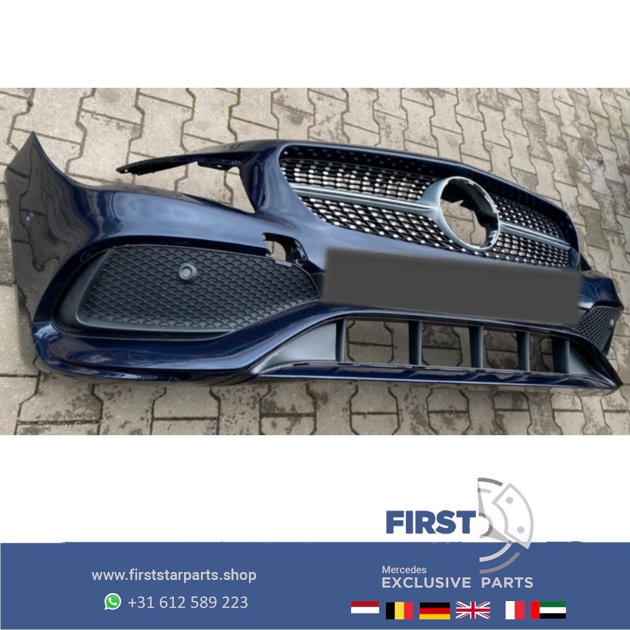 A1178802301 W117 AMG PAKKET VOORBUMPER CLA Facelift AMG bump, Gebruikt, -, Voor, Ophalen of Verzenden