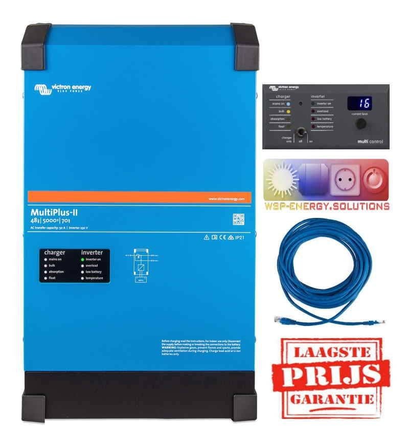 Victron MultiPlus IP22 12/2000/80-32 230V Pakket, Ophalen of Verzenden, Nieuw