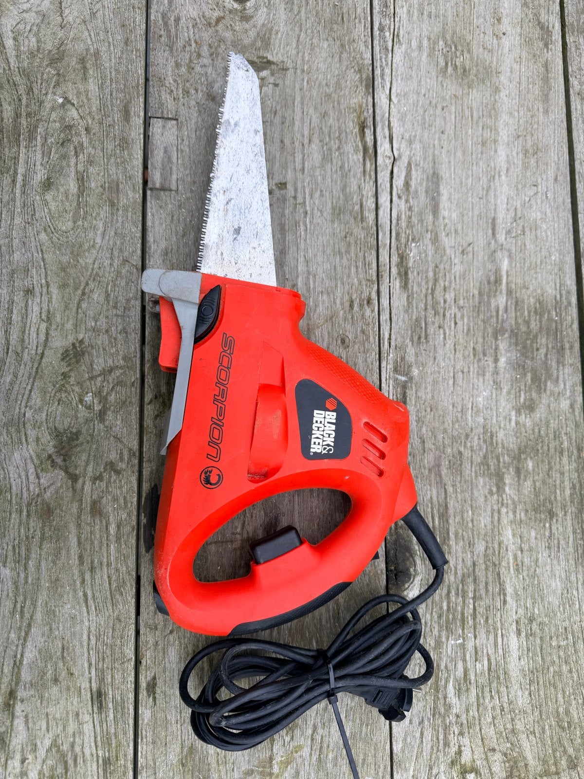 Black & Decker Scorpion Reciprozaag KS890E 400W, Ophalen, Gebruikt, 70 mm of meer, Reciprozaag