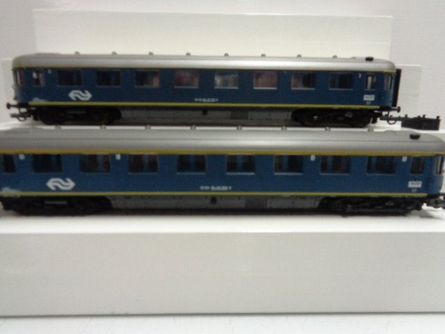 ROCO 4218A + 4218C Plan-D rijtuigen NS (H0), Gelijkstroom, Wagon, Ophalen of Verzenden, Roco
