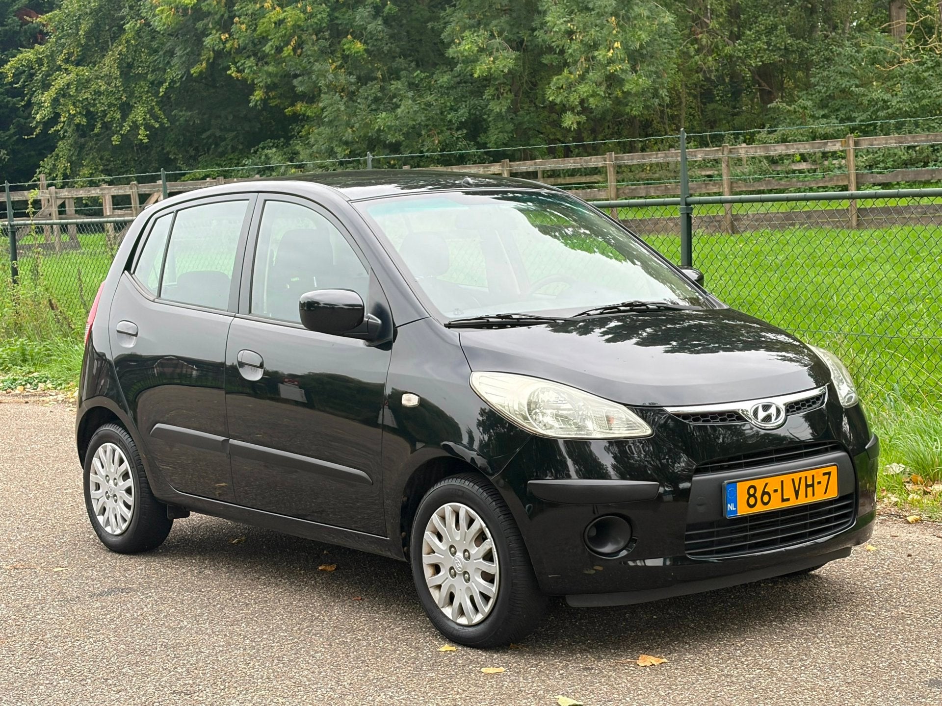 Hyundai I10 1.25i Dynamic Cool /Automaat/Airco/, Gebruikt, 31 €/maand, 4 cilinders, Zwart