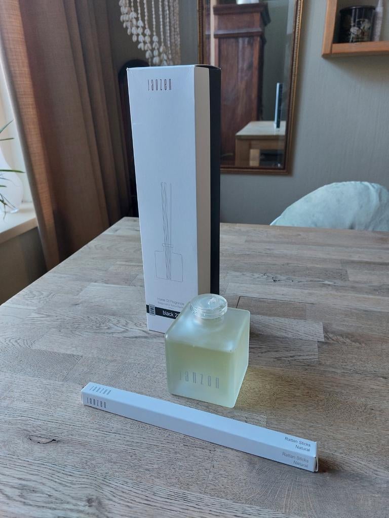 Janzen Home Fragrance Sticks XL Black 22 geurverspreider., Ophalen of Verzenden, Nieuw