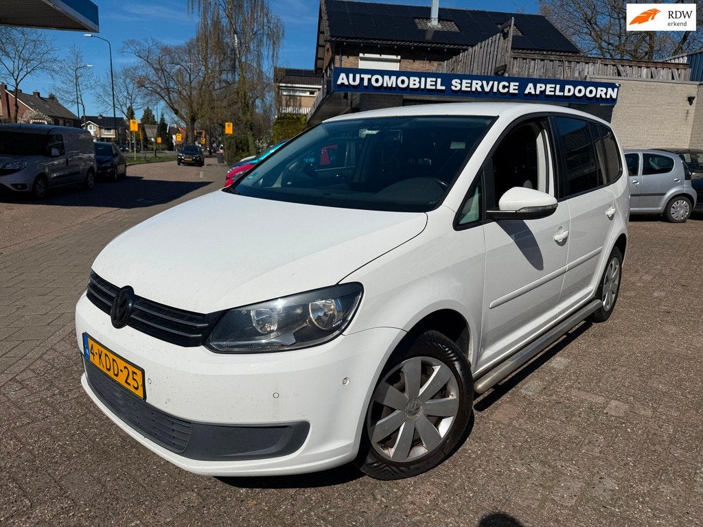 Volkswagen Touran 2.0 TDI Comfortline BlueMotion AUTOMAAT *P, Auto's, Volkswagen, Euro 5, 4 cilinders, Wit, Origineel Nederlands