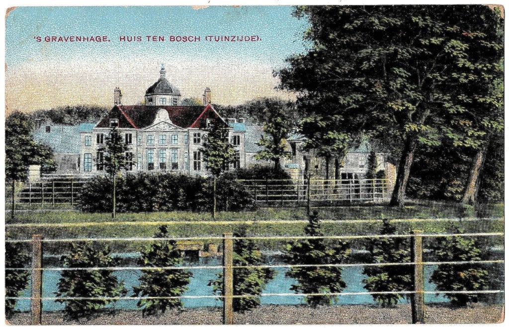 Den Haag 070, Huis ten Bosch tuinzijde, verstuurd 1916,, Verzenden, Voor 1920, Gelopen, Zuid-Holland