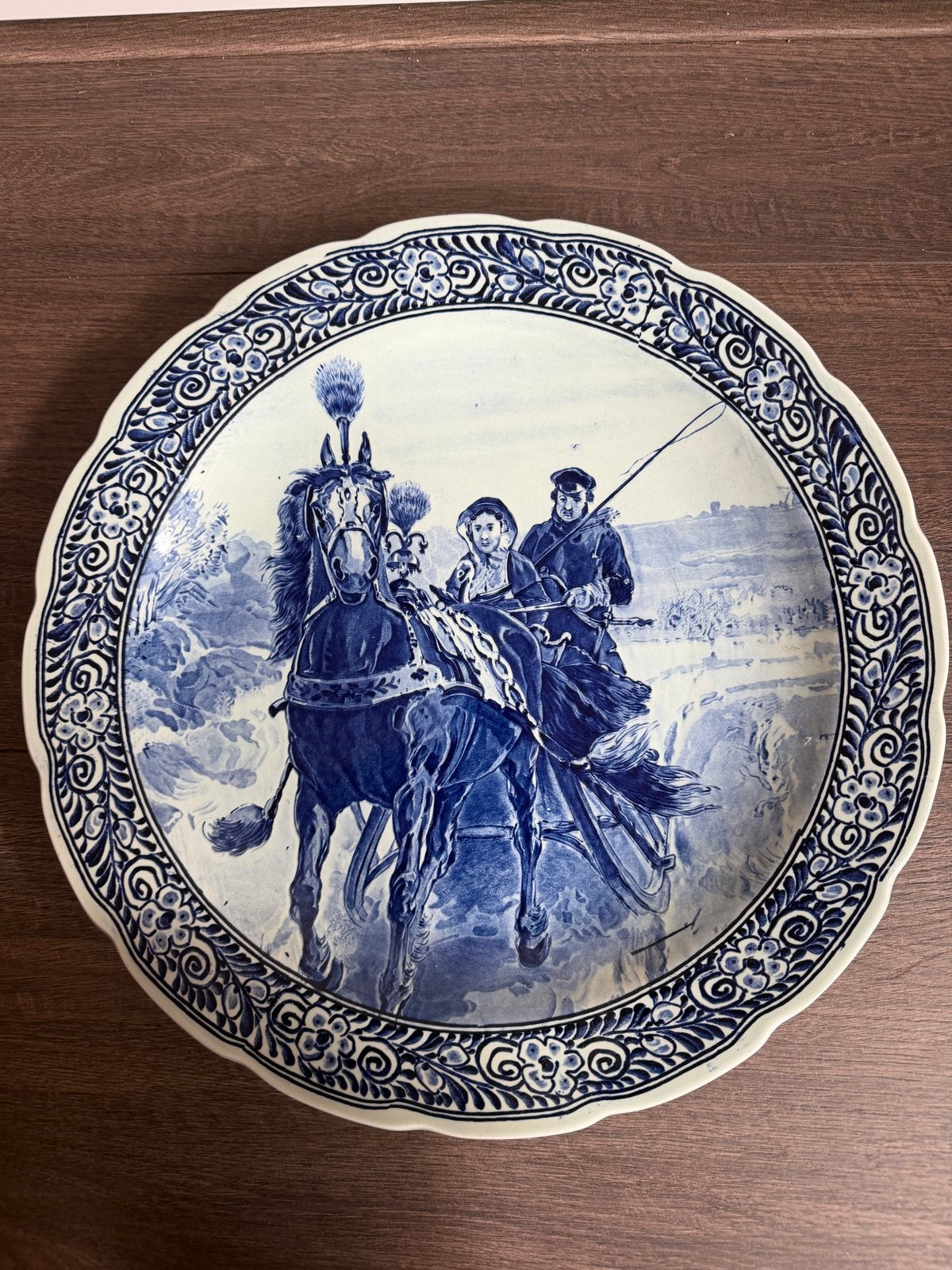 Set van 3 Delfts Blauwe Wandborden - Royal Sphinx & Chemkefa, Ophalen of Verzenden