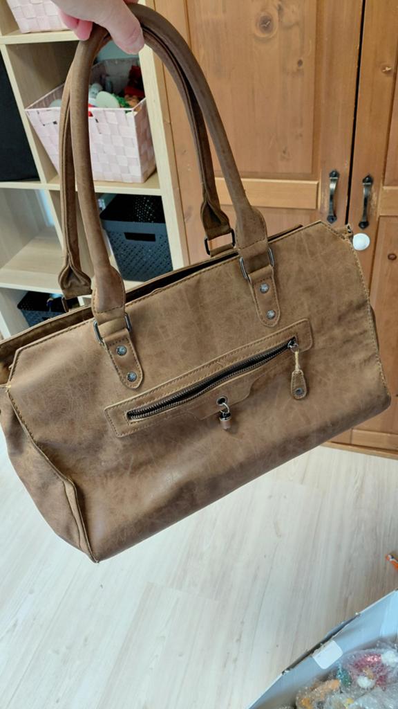 Bruine tas, Ophalen of Verzenden, Zo goed als nieuw, Bruin