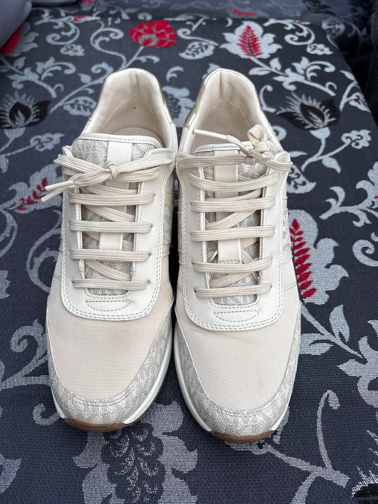 Originele Michael Kors sneakers - maat 39, Ophalen, Zo goed als nieuw, Beige, Sneakers of Gympen