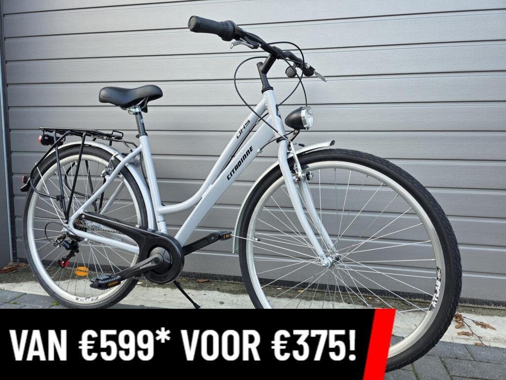 Splinternieuw! DHS City Damesfiets stadfiets 6 versnellingen, Fietsen en Brommers, Batavus, Batavus, Nieuw, Ophalen of Verzenden