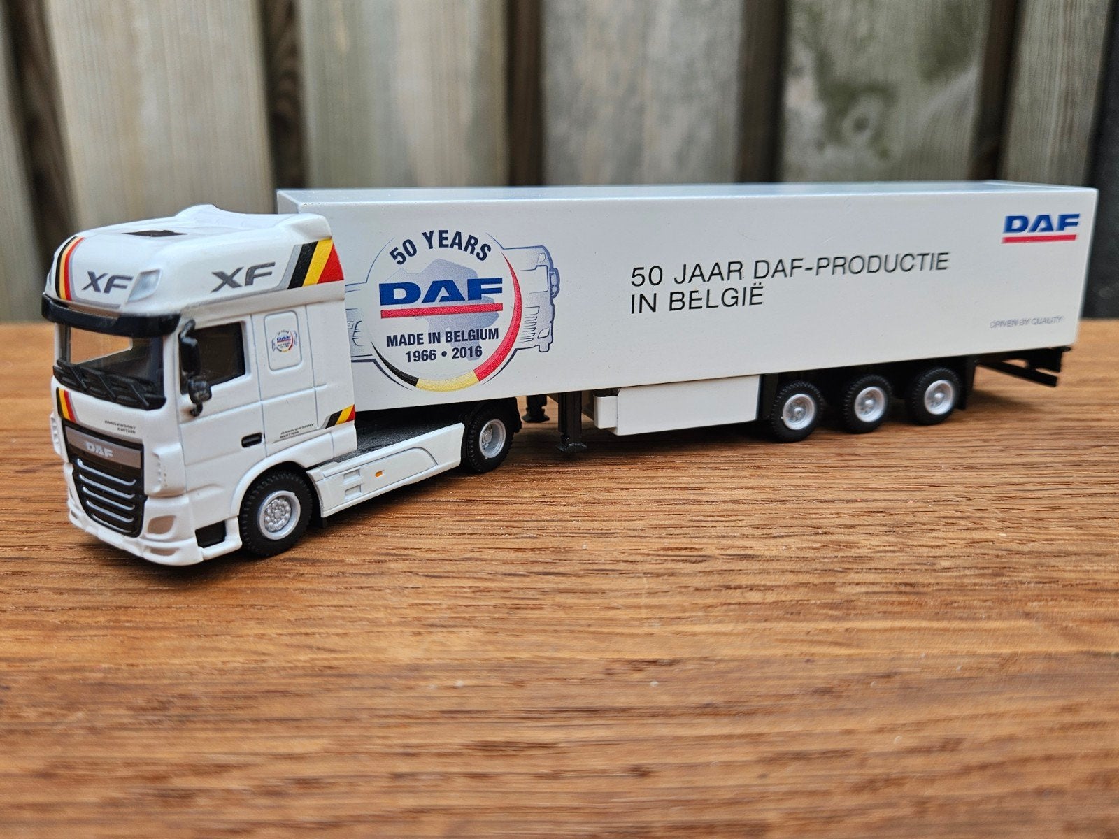 WSI Promotoys Daf XF 50 jaar Daf productie België 2016 H0, Ophalen of Verzenden, Zo goed als nieuw, Bus of Vrachtwagen, Overige merken