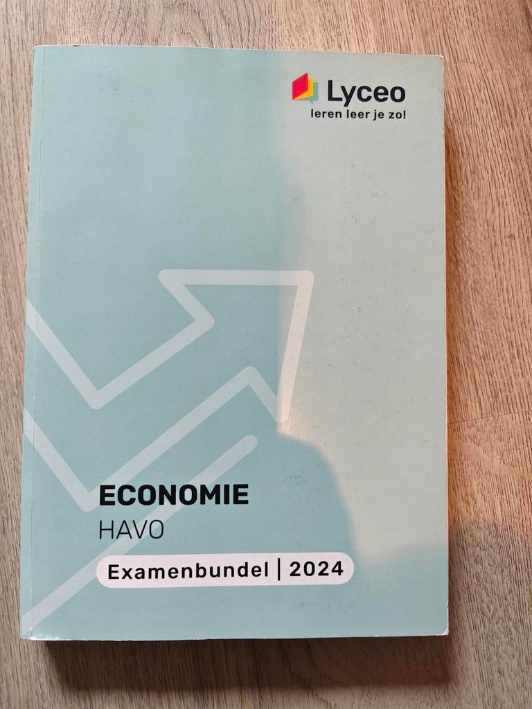 Lyceo examenbundel Economie Havo, Boeken, Schoolboeken, Ophalen of Verzenden, Zo goed als nieuw, HAVO, Economie