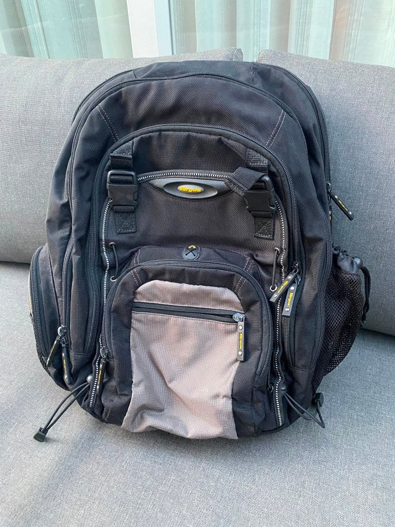 Targus XL-laptoprugzak – geschikt voor 17inch, Gevoerd laptopvak, Gebruikt, 17 inch of meer, Ophalen of Verzenden