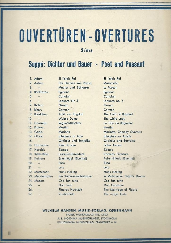 Ouverturen - Dichter und Bauer, Verzenden, Klassiek, Zo goed als nieuw, Artiest of Componist