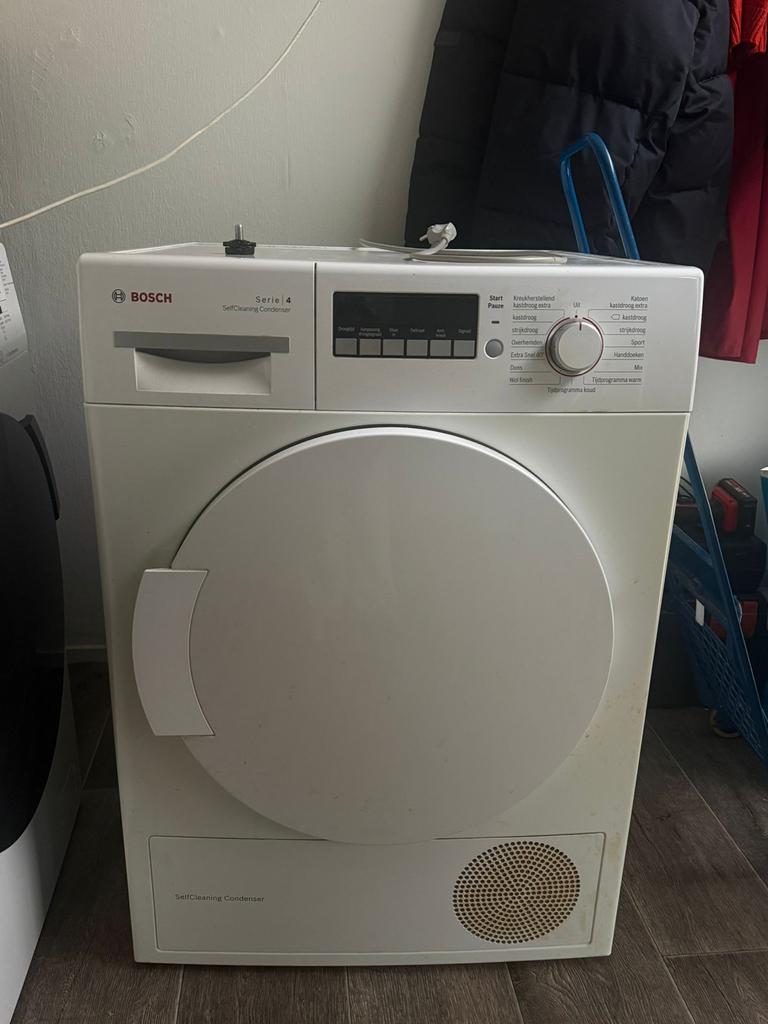 Bosch Serie 4 SelfCleaning Condenser Droger, Wolprogramma, 6 tot 8 kg, Gebruikt, Ophalen of Verzenden