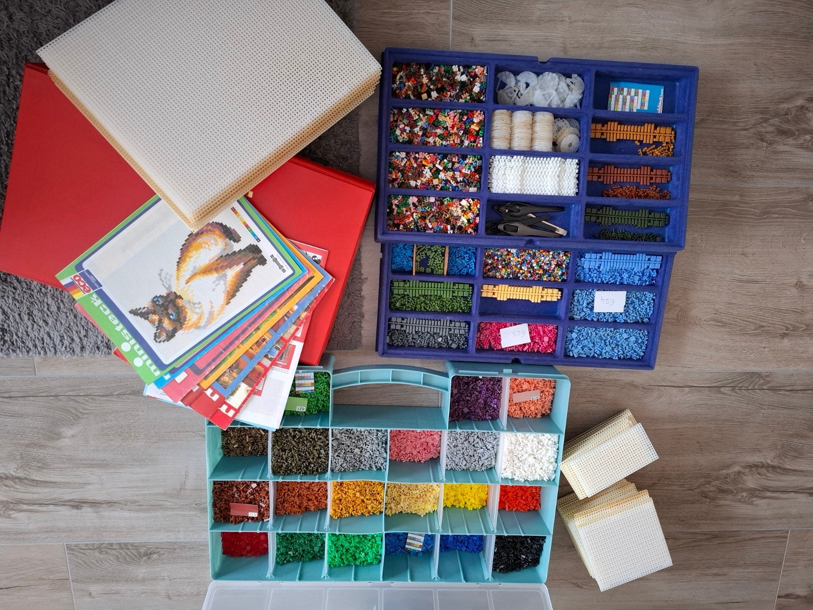 Grote Ministeck collectie met voorbeelden en platen, Ophalen, Gebruikt, Accessoires