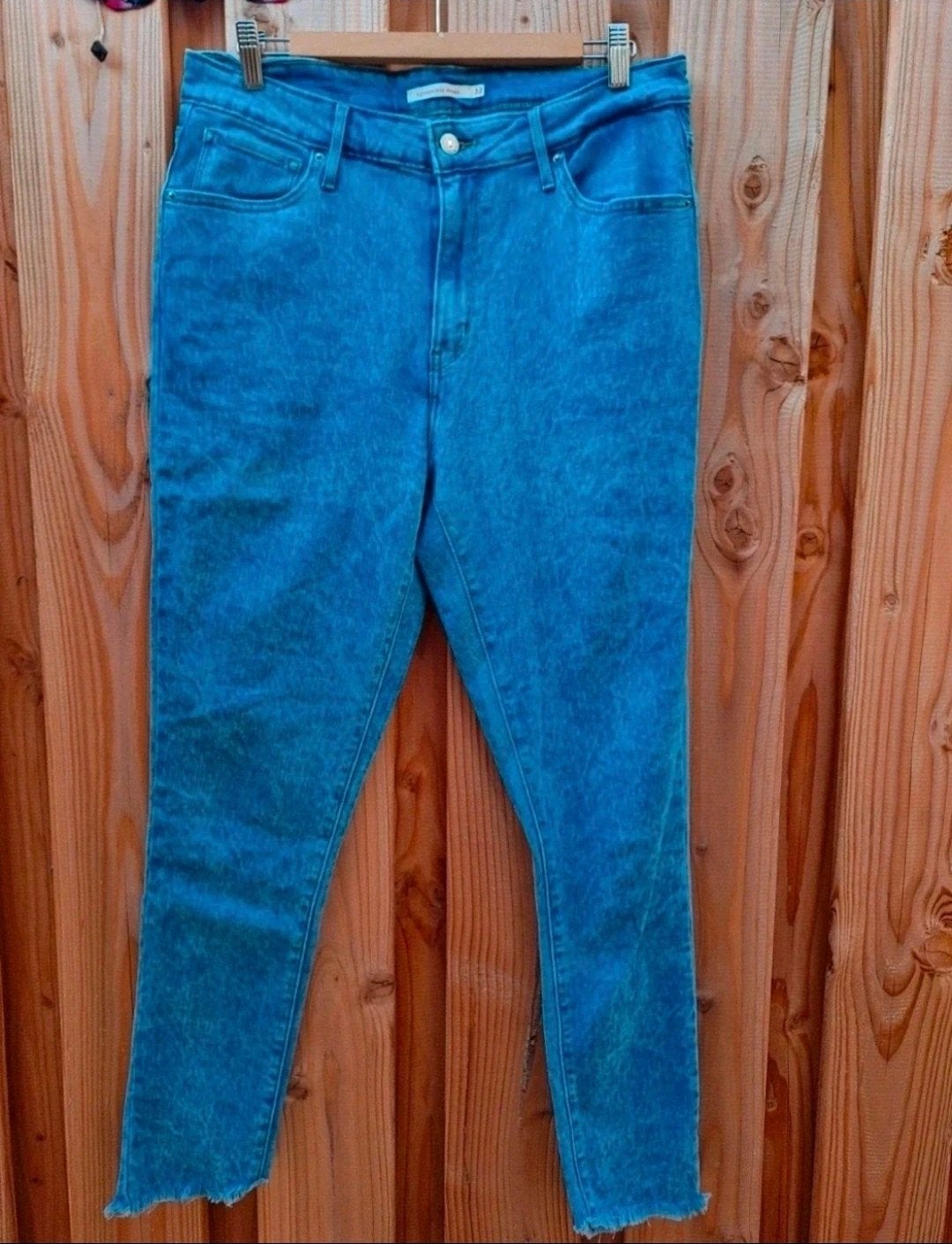 Levi's 721 High Rise Skinny Jeans W32 L30, Blauw, Ophalen of Verzenden, W30 - W32 (confectie 38/40), Gedragen