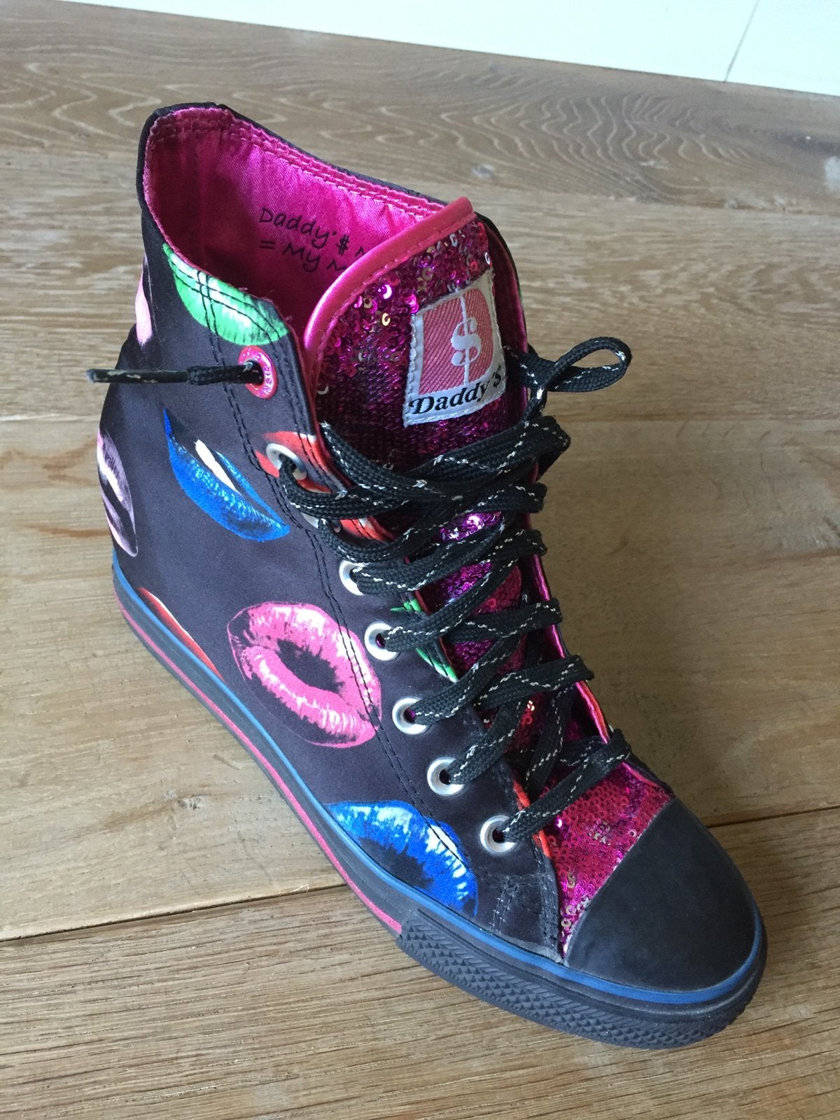 Gympen-dames-zwart/roze maat 39, Ophalen of Verzenden, Zo goed als nieuw, Zwart, Sneakers of Gympen
