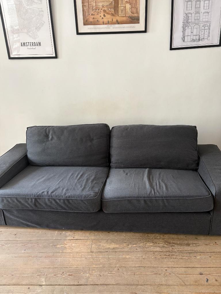 IKEA kivik bank, Huis en Inrichting, Banken | Bankstellen, Ophalen, Gebruikt, Driepersoons, 75 tot 100 cm