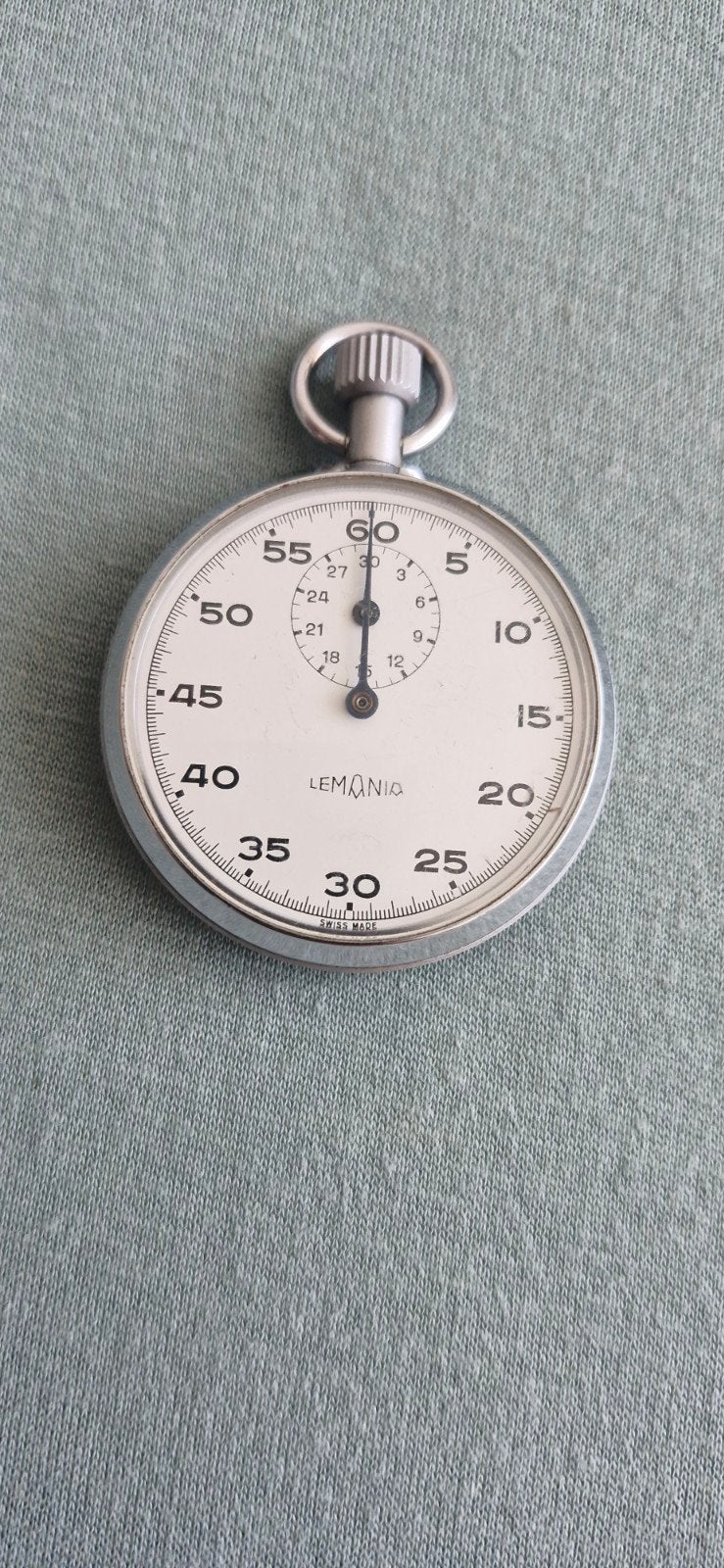 Stopwatch Lemania, Ophalen of Verzenden