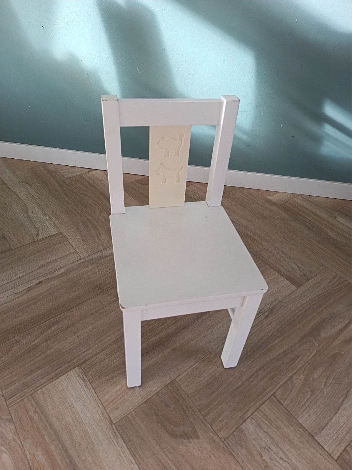 IKEA KRITTER WIT tafel stoel kind GRATIS, Ophalen, Gebruikt, Tafel(s) en Stoel(en)