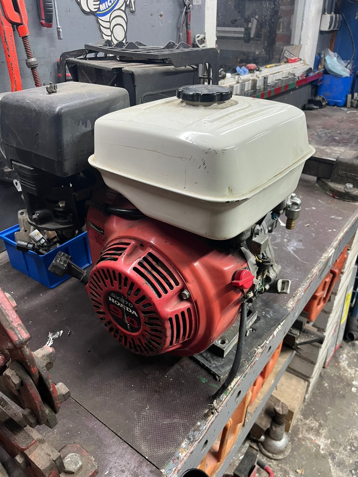 Honda GX270 met hydraulische pomp, Doe-het-zelf en Verbouw, Motoren, Ophalen, Gebruikt, Benzinemotor, 1800 rpm of meer