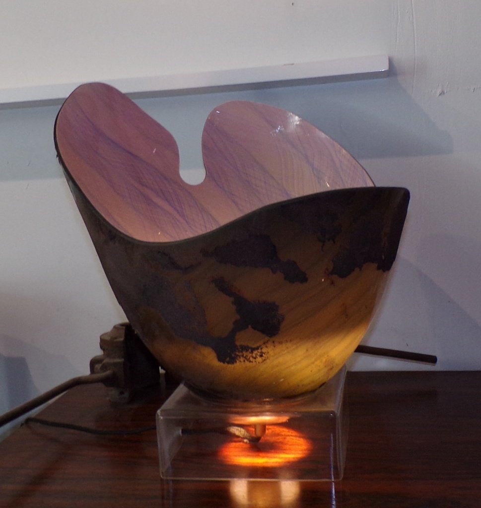Geir Nustad - design glasobject / lamp, Ophalen of Verzenden, Lamp, Glas, Handgemaakt