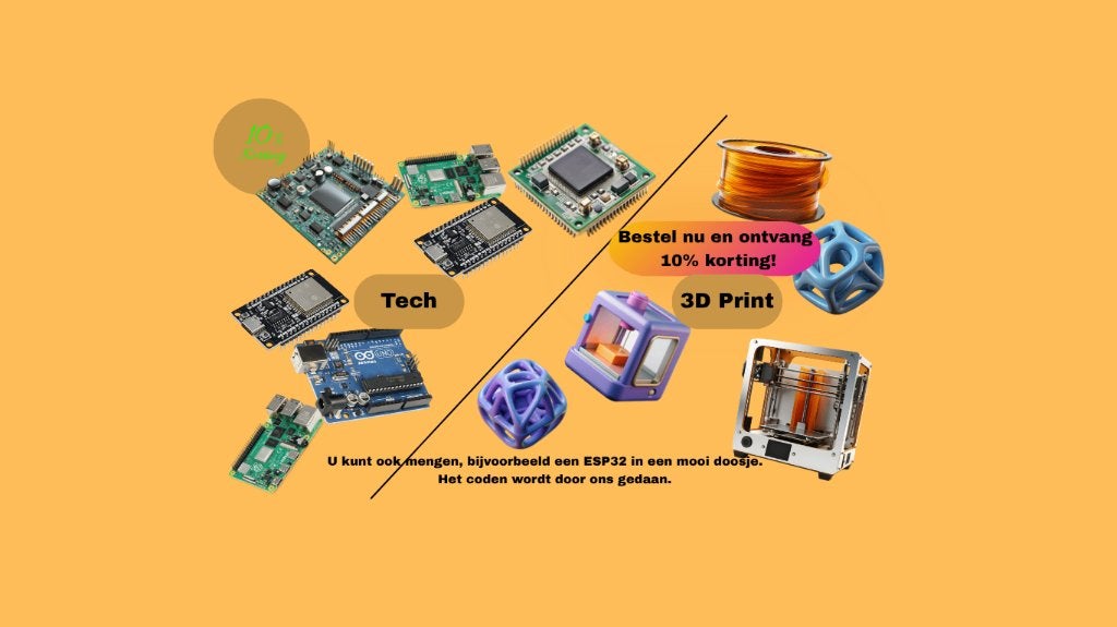 Tech & 3D Print: Microcontrollers, Raspberry Pi's & meer!, Verzenden, Nieuw
