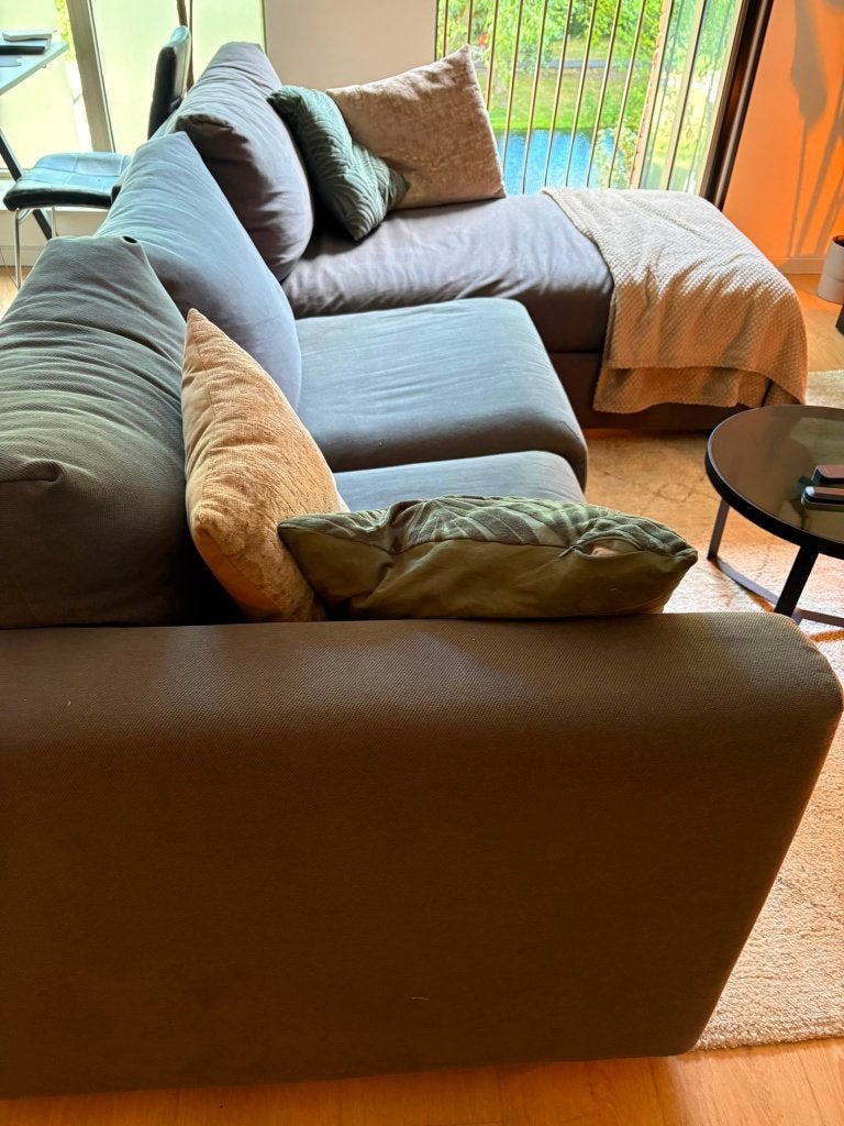 IKEA VIMLE 3-zits hoekbank – 1,5 jaar oud, Ophalen, Gebruikt