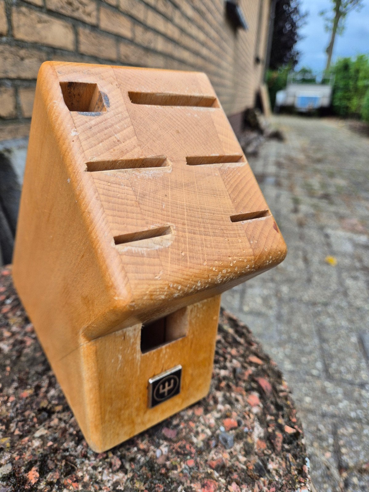 Zwilling messenblok, Ophalen, Rvs of Chroom