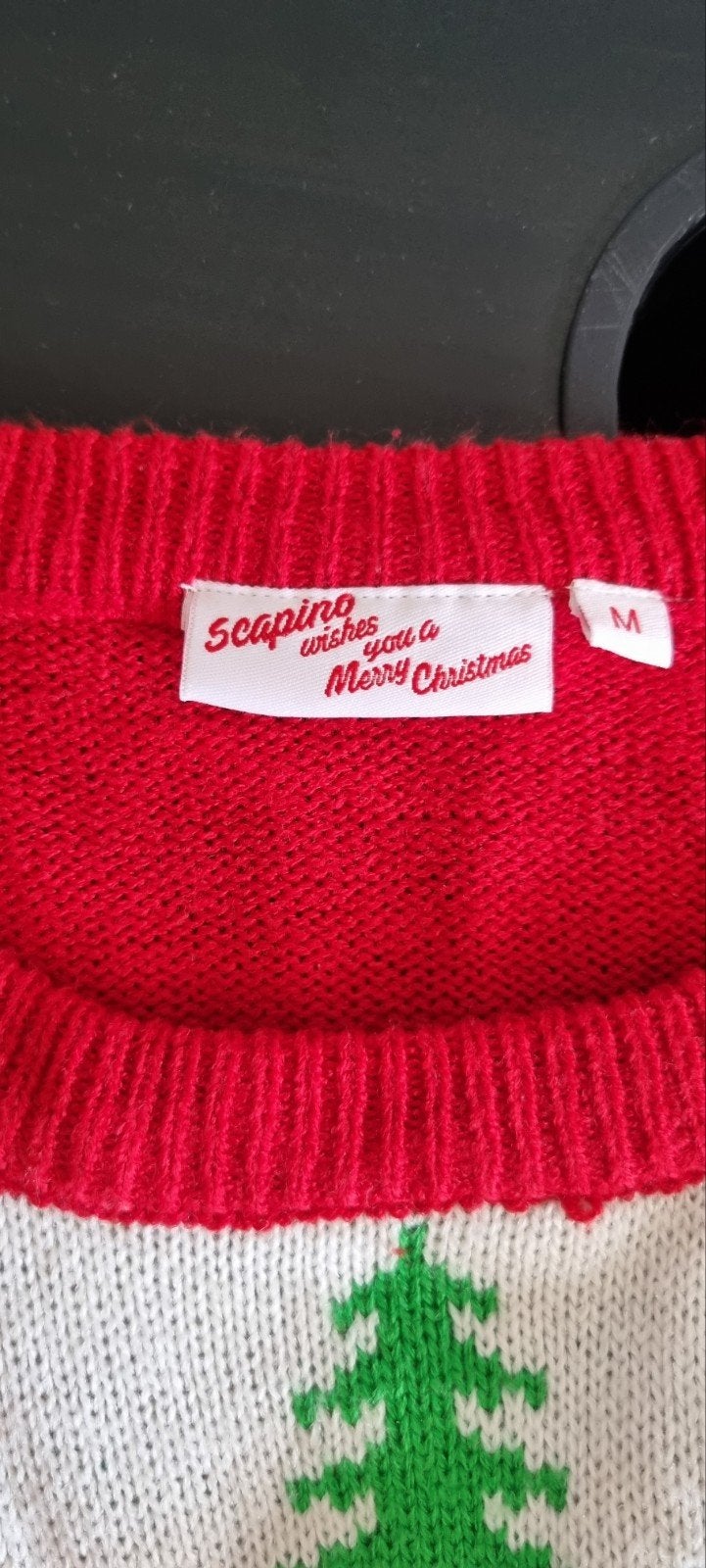 Scapino Kersttrui "Driving Home for Christmas" Maat M, Maat 38/40 (M), Ophalen of Verzenden, Rood, Scapino