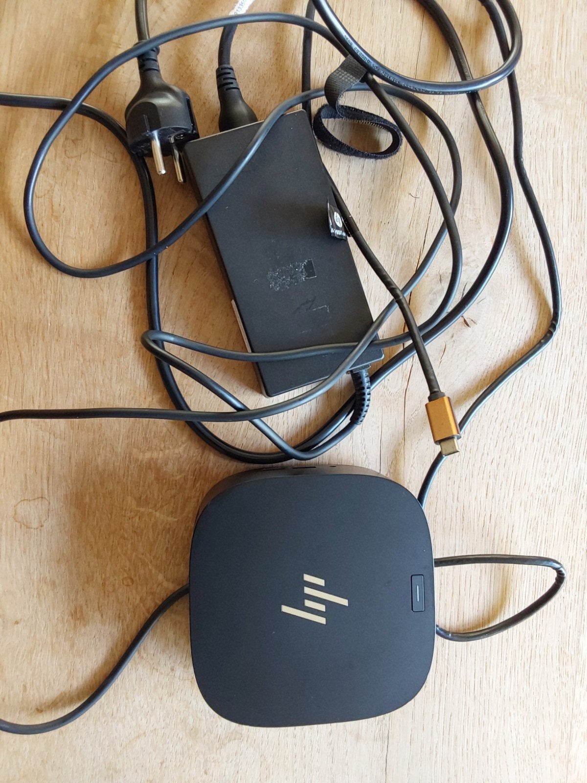 HP USB-C Dock G5 Docking Station met adapter, Computers en Software, Ophalen of Verzenden, Zo goed als nieuw, HP, Docking station