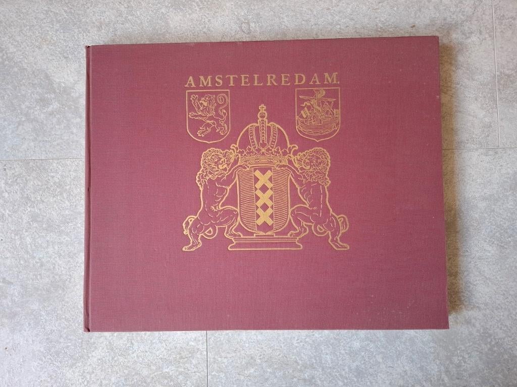 AMSTEREDAM - Boek over AMSTERDAM toen en nu, Boeken, Geschiedenis | Stad en Regio, Ophalen of Verzenden, 19e eeuw, Zo goed als nieuw