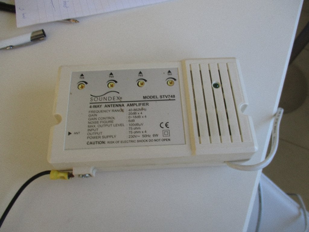 Soundex STV 748 antenne versterker, Ophalen, Gebruikt