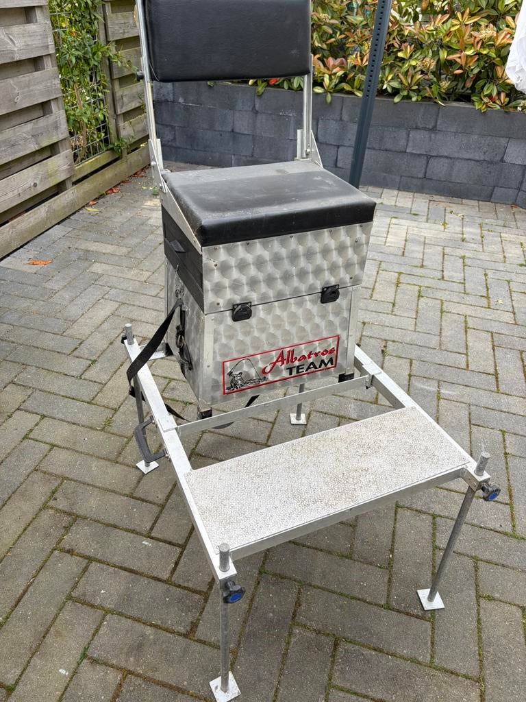 Viskoffer Albatros met visroller, Ophalen, Zo goed als nieuw, Overige typen