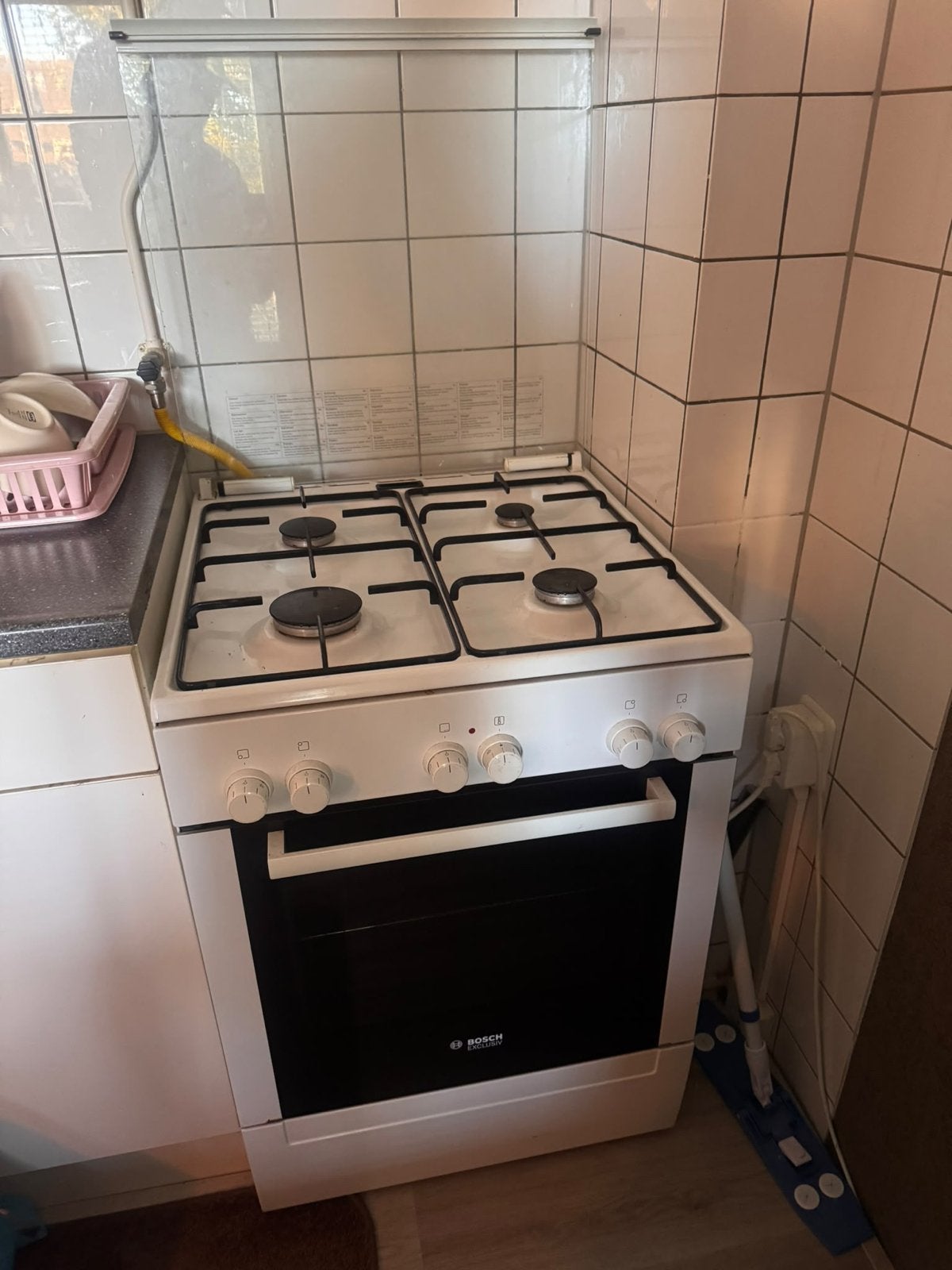 Bosch gasfornuis met oven, Ophalen, Gebruikt, 4 kookzones, Gas
