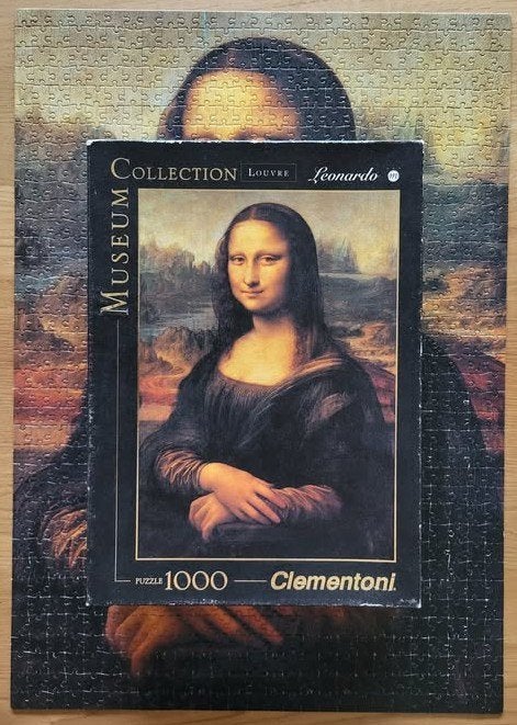 Legpuzzel Leonardo - Mona Lisa, Ophalen, 500 t/m 1500 stukjes, Gebruikt, Legpuzzel