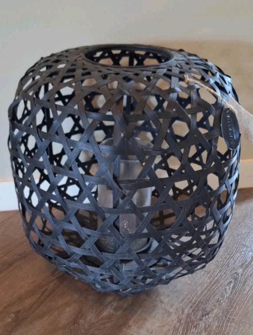 Decoratieve riverdale lantaarn - Zwart, 45 cm hoog, Ophalen, Zwart, Boho, Zo goed als nieuw