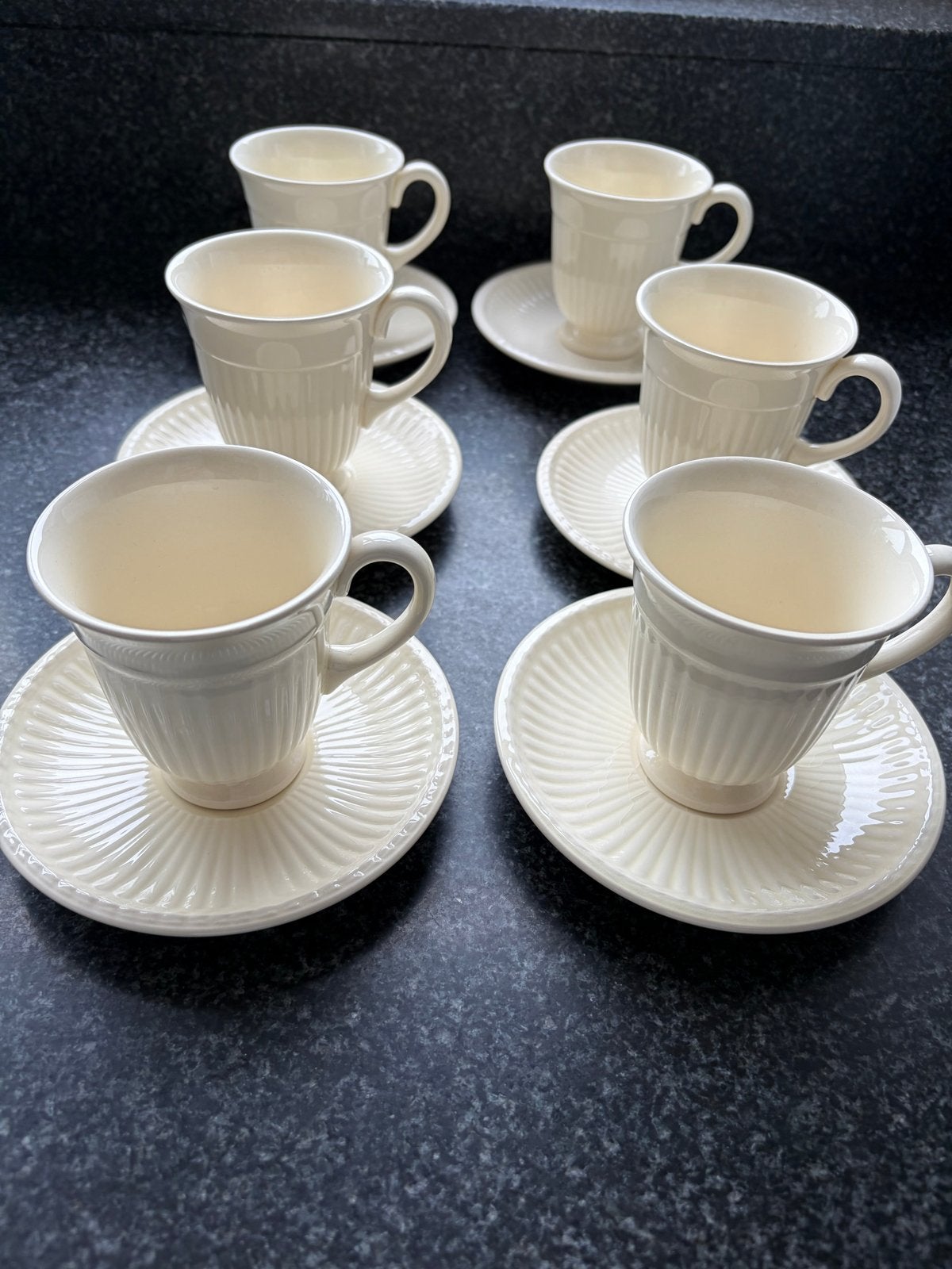 Wedgwood Etruria & Barlaston Queens Ware Kop en Schotel Set, Ophalen of Verzenden