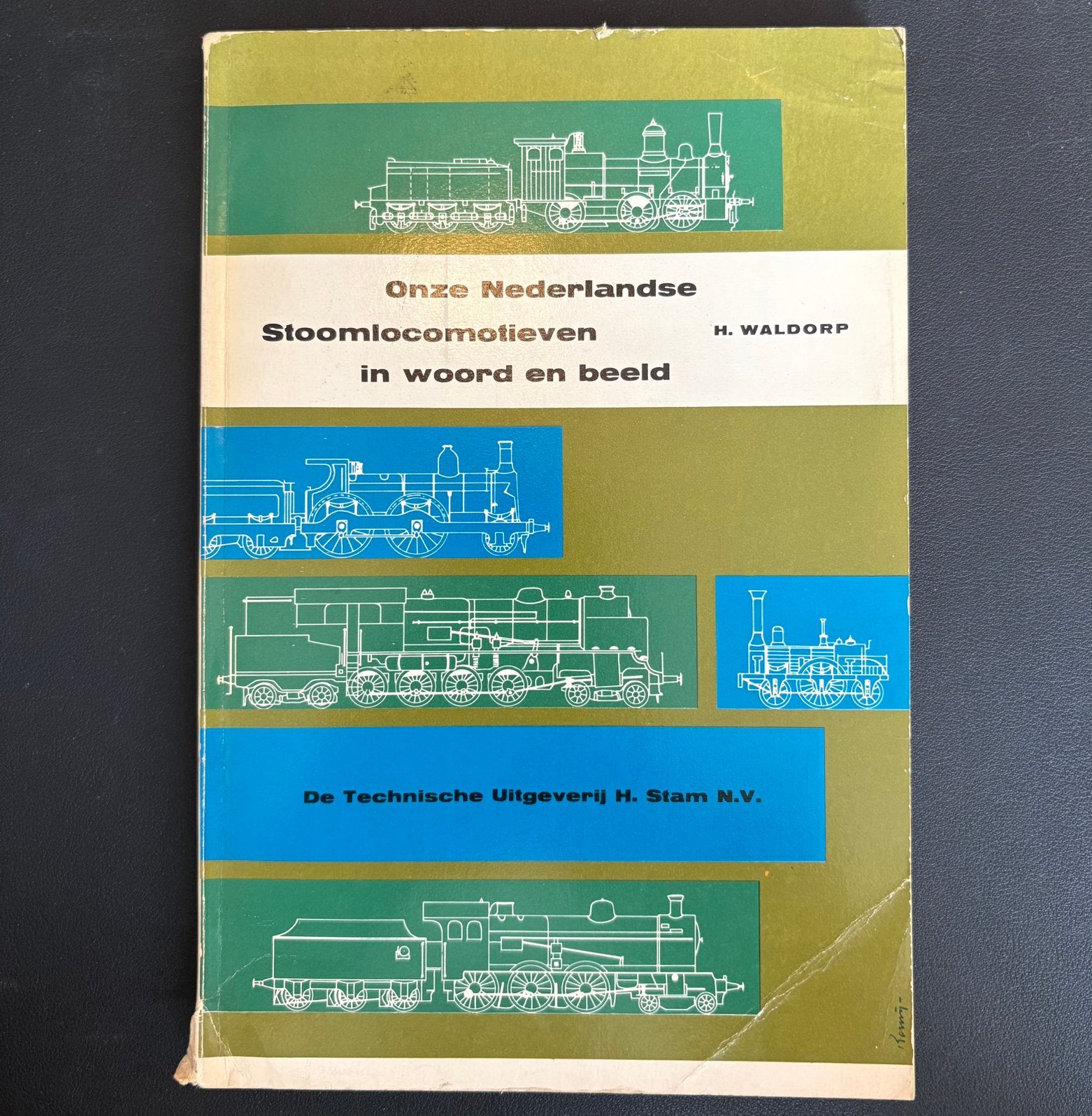 Onze Nederlandse stoomlocomotieven (jaren 50), Verzamelen, Ophalen of Verzenden, Gebruikt, Trein, Boek of Tijdschrift