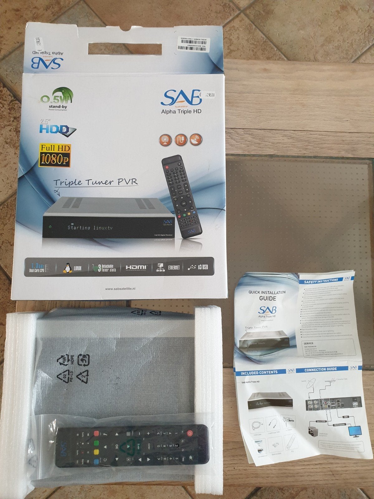 Sab Alpha Triple HD digitale antenne digitenne satelliet, Ophalen, Nieuw, Overige merken