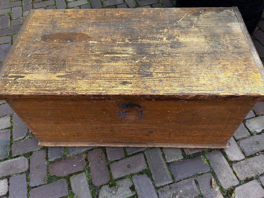 Antieke dekenkist kist 1958 of ouder, Ophalen, 50 – 75, Gebruikt, 100 tot 150 cm