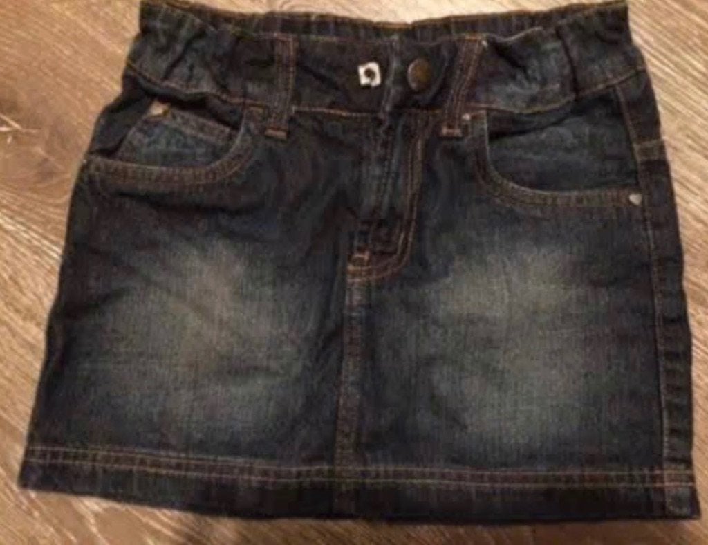 spijker rokje jeans rokje hema in maat 122/128, Kinderen en Baby's, Kinderkleding | Maat 122, Ophalen, Gebruikt, Meisje, Jurk of Rok