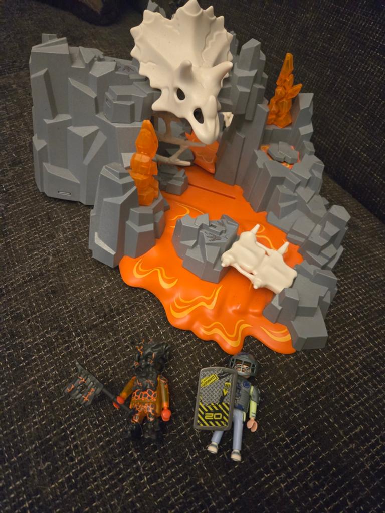 Playmobil Dino Rise Lavawereld met Figuren, Ophalen of Verzenden, Zo goed als nieuw, Los playmobil