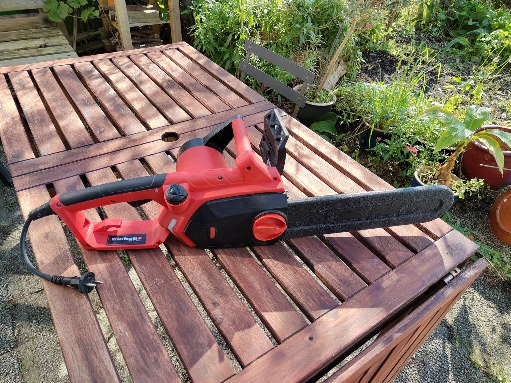 Elektrische kettingzaag Einhell GH-EC 1835, Ophalen, Gebruikt, 30 t/m 39 mm, Einhell